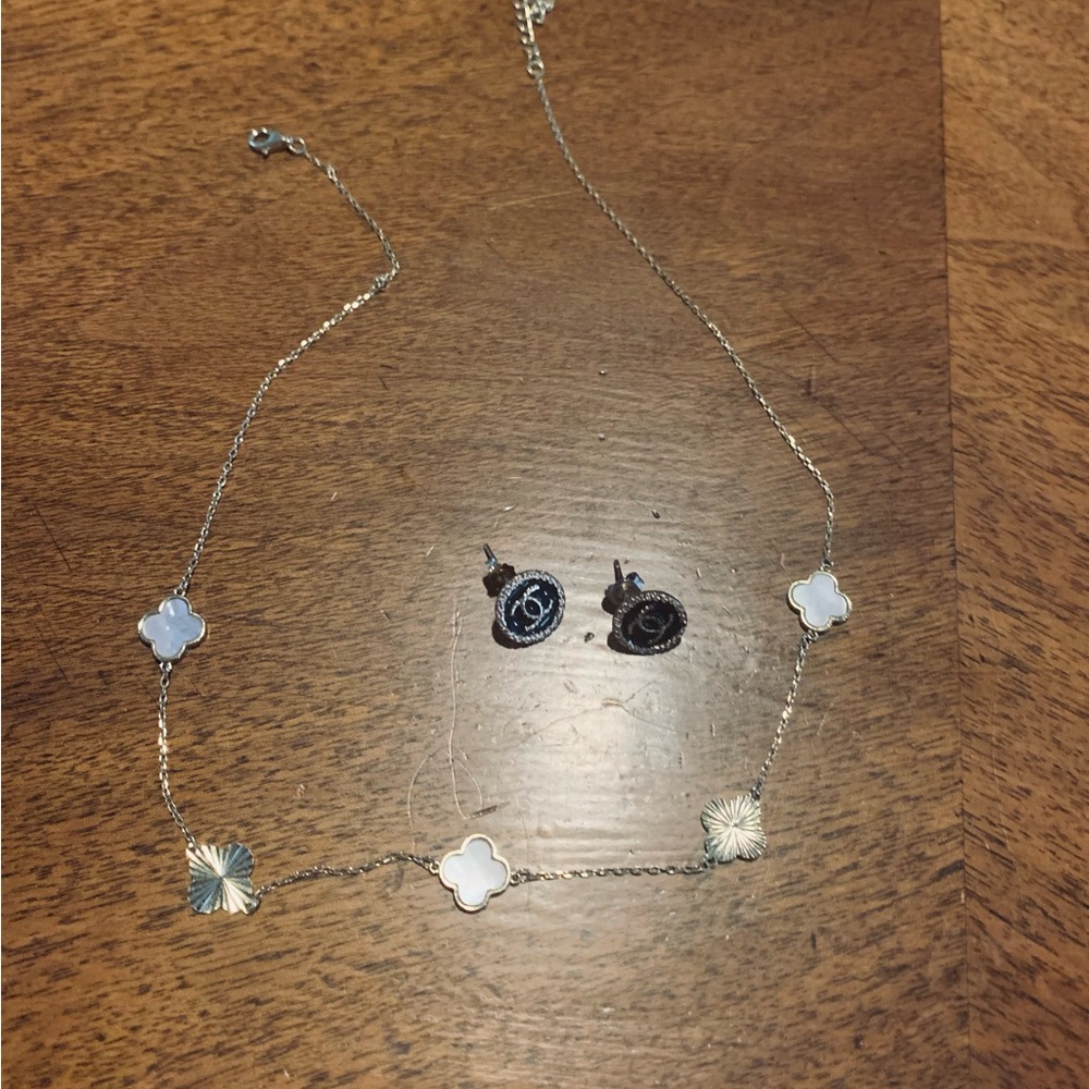 Designer inspired necklace and earrings